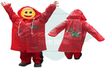 children EVA rain jacket and pants set